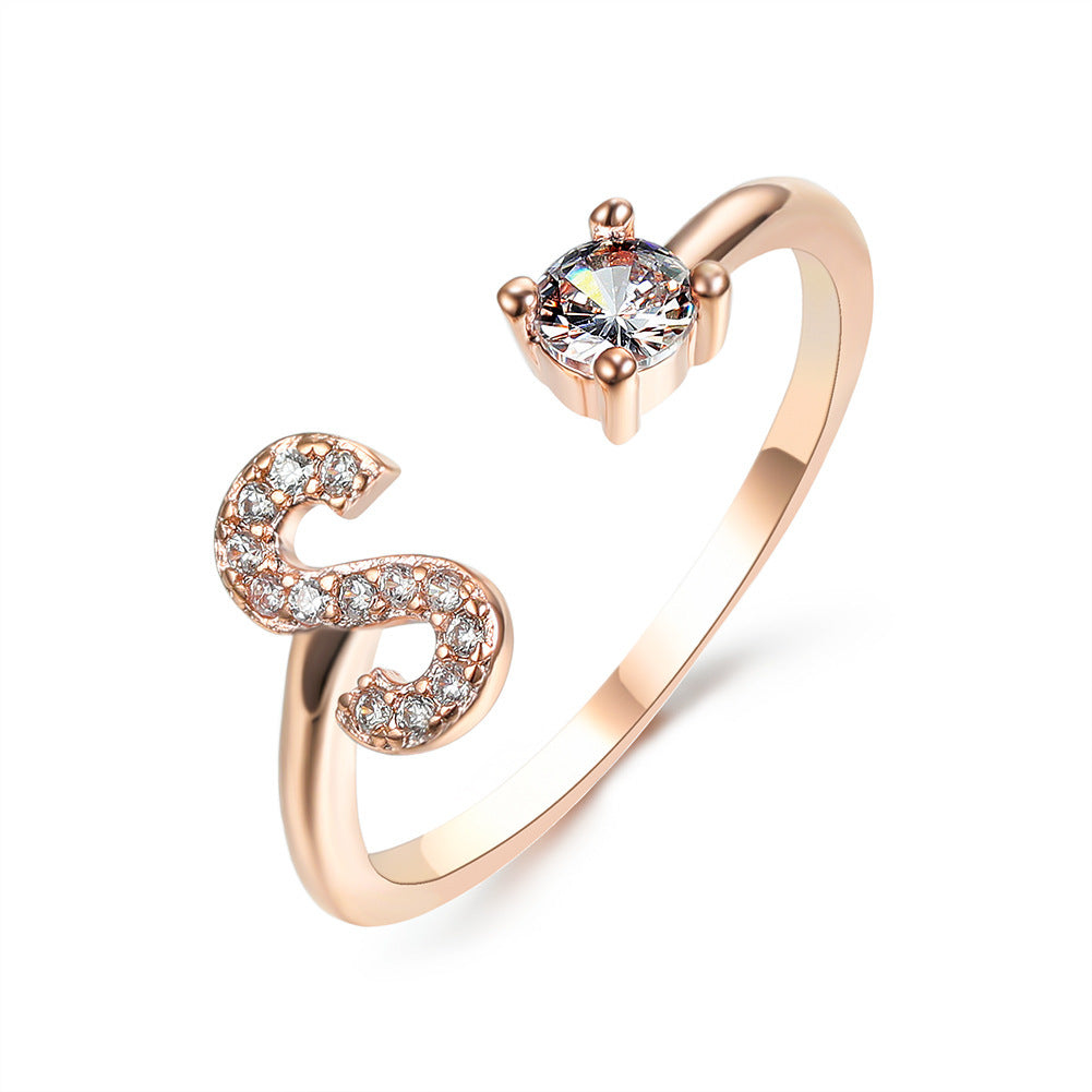 The Signature Initial Ring – Adjustable & Elegant