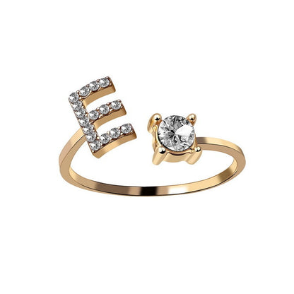 The Signature Initial Ring – Adjustable & Elegant