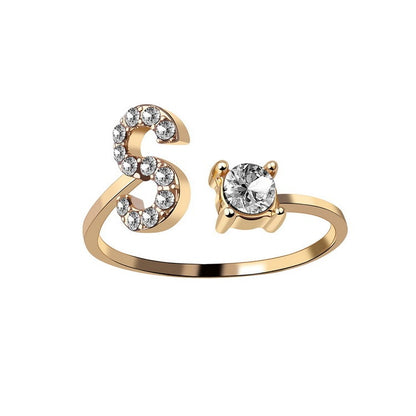 The Signature Initial Ring – Adjustable & Elegant