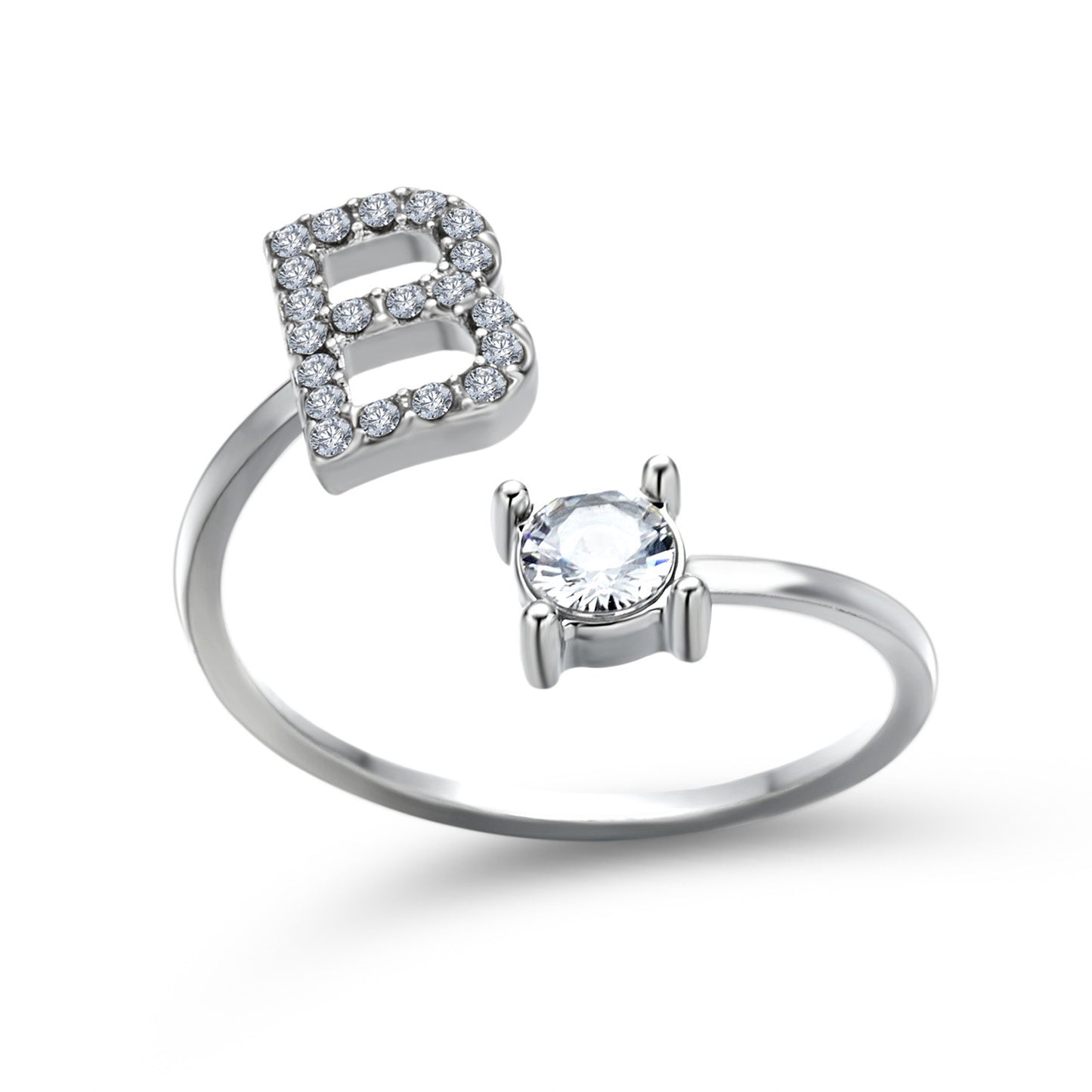 The Signature Initial Ring – Adjustable & Elegant