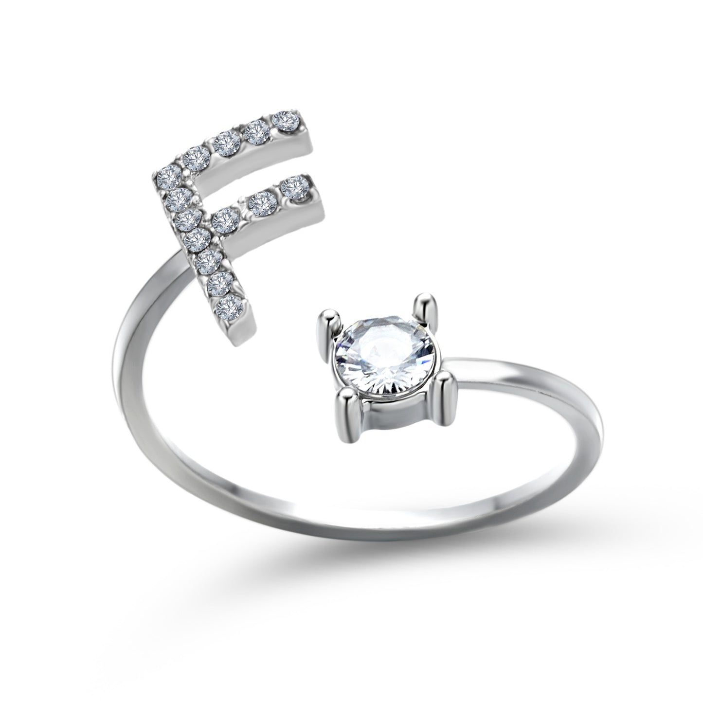 The Signature Initial Ring – Adjustable & Elegant