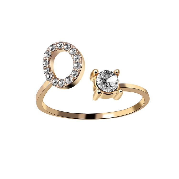 The Signature Initial Ring – Adjustable & Elegant