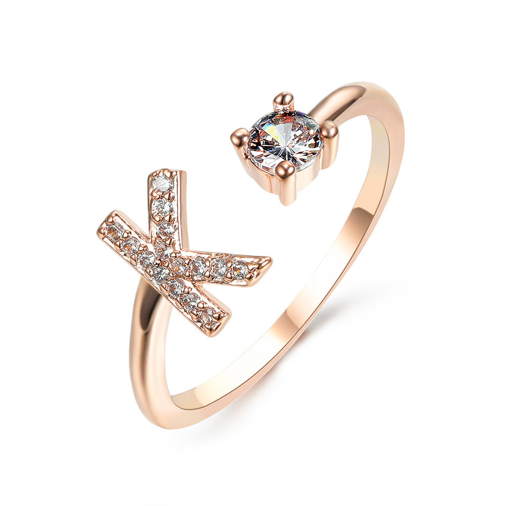 The Signature Initial Ring – Adjustable & Elegant
