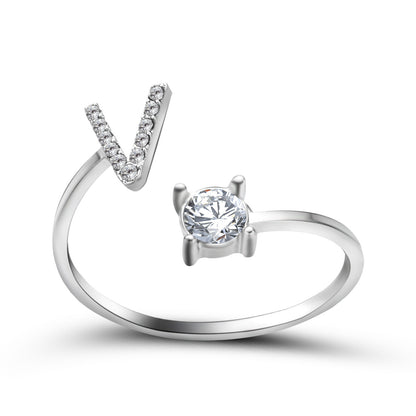 The Signature Initial Ring – Adjustable & Elegant