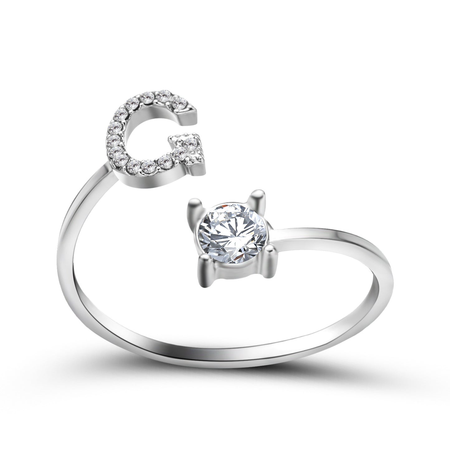 The Signature Initial Ring – Adjustable & Elegant