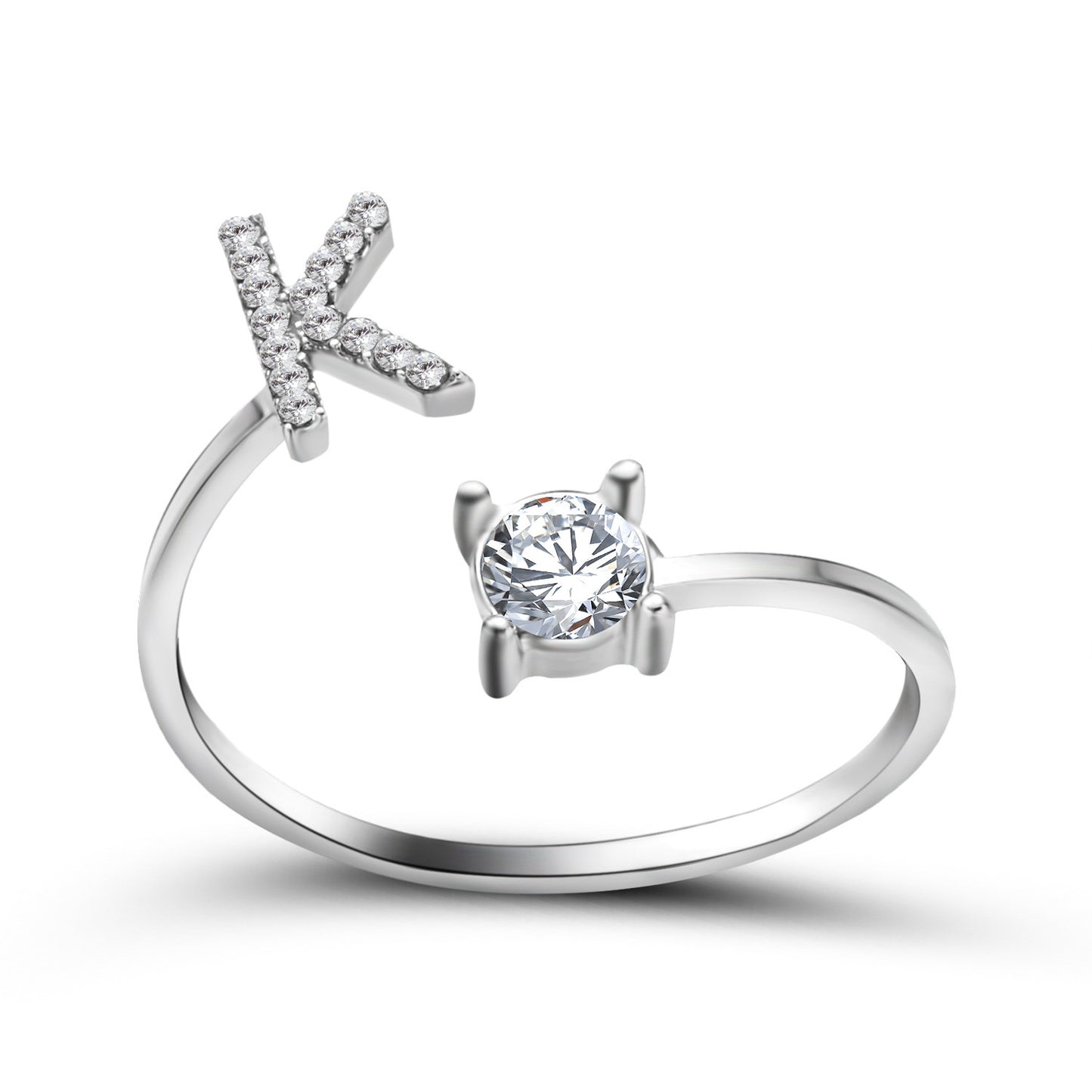 The Signature Initial Ring – Adjustable & Elegant