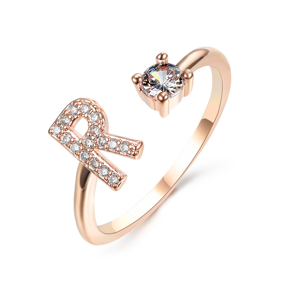 The Signature Initial Ring – Adjustable & Elegant