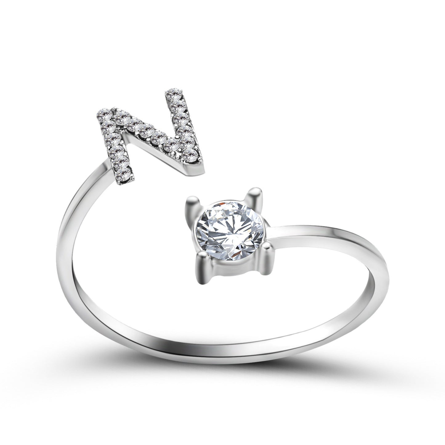 The Signature Initial Ring – Adjustable & Elegant