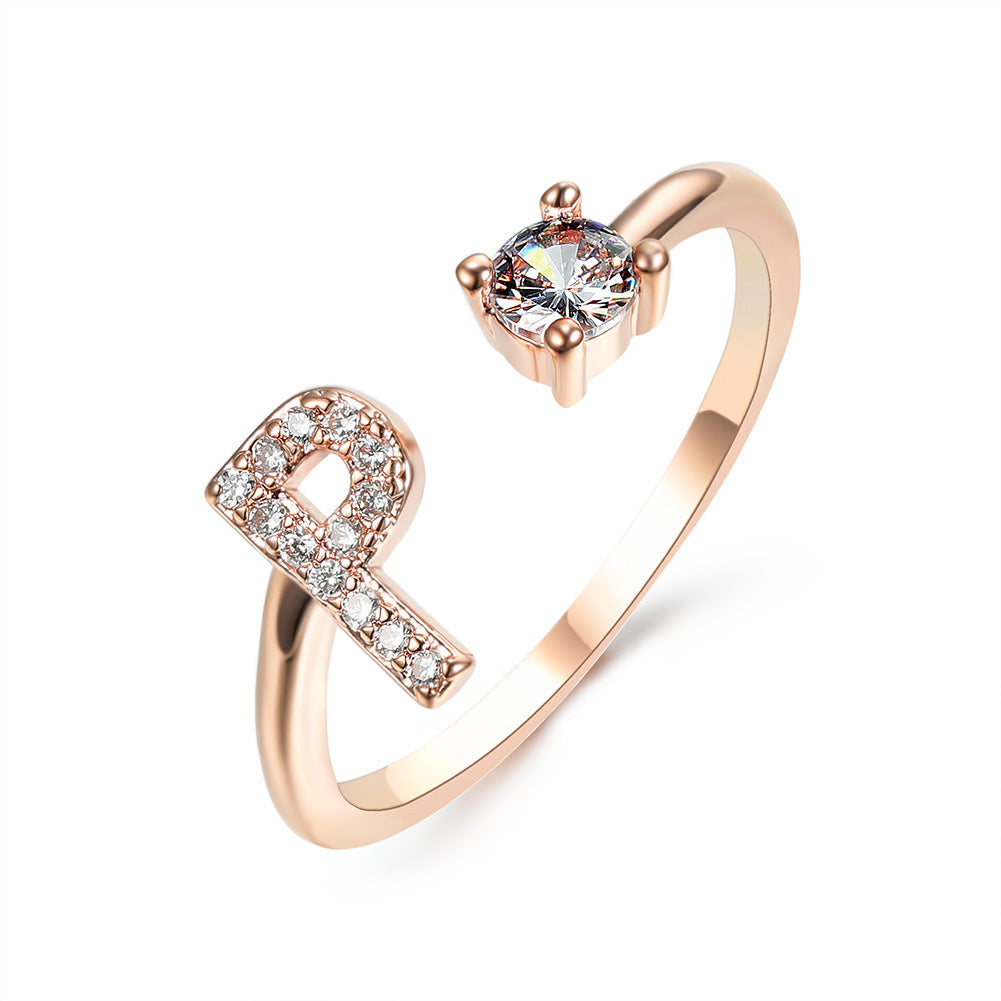 The Signature Initial Ring – Adjustable & Elegant