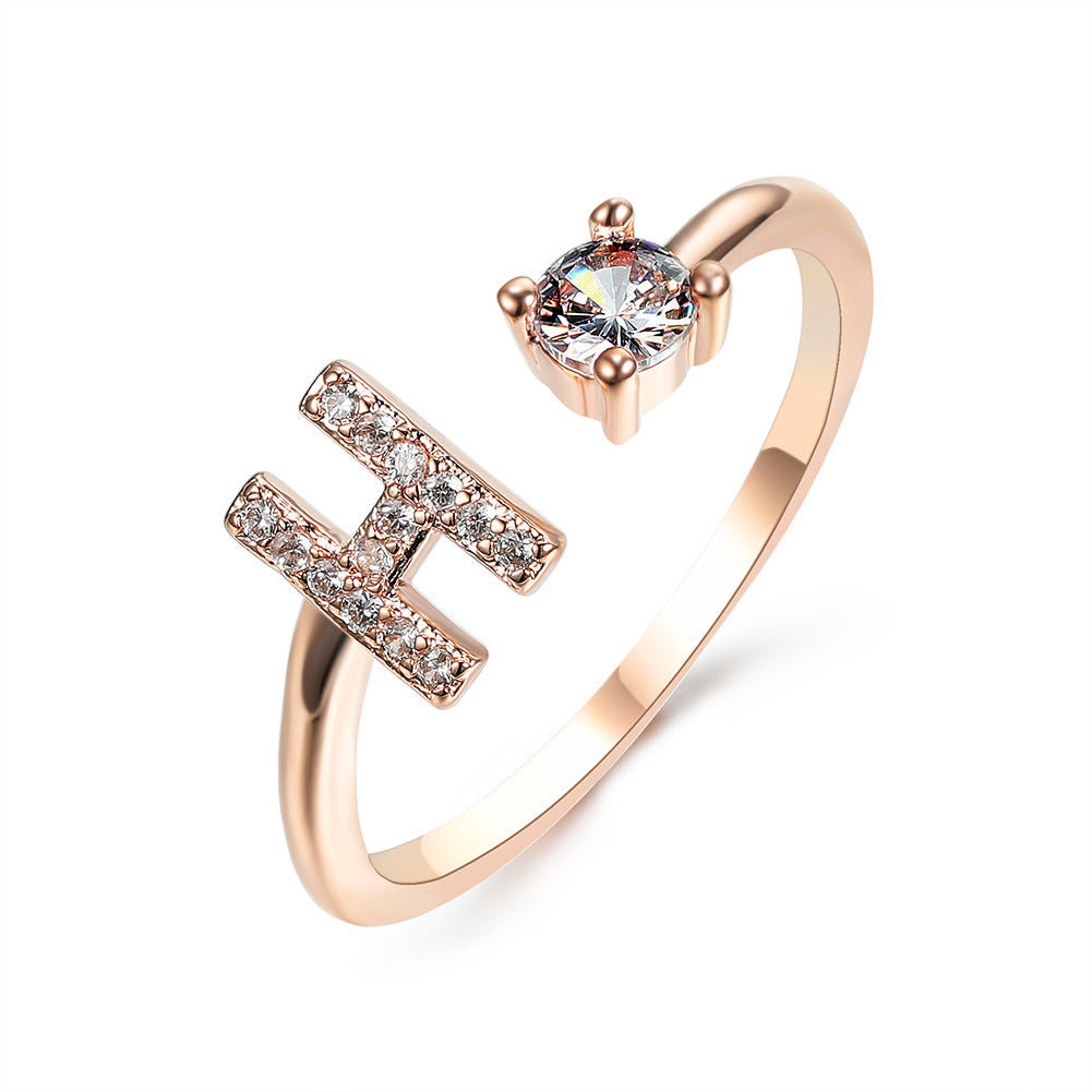 The Signature Initial Ring – Adjustable & Elegant