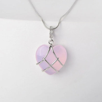 Moonlight Princess Necklace – Iridescent Charm for Her