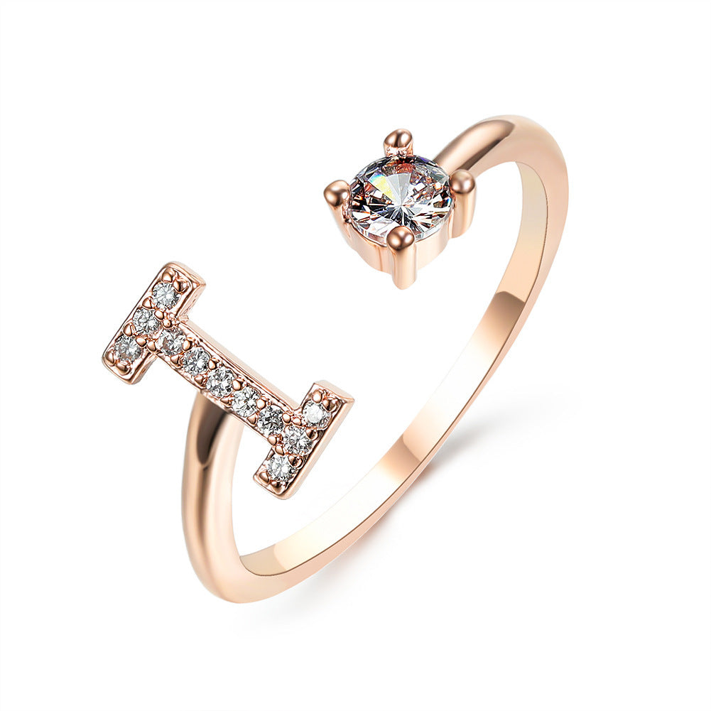 The Signature Initial Ring – Adjustable & Elegant
