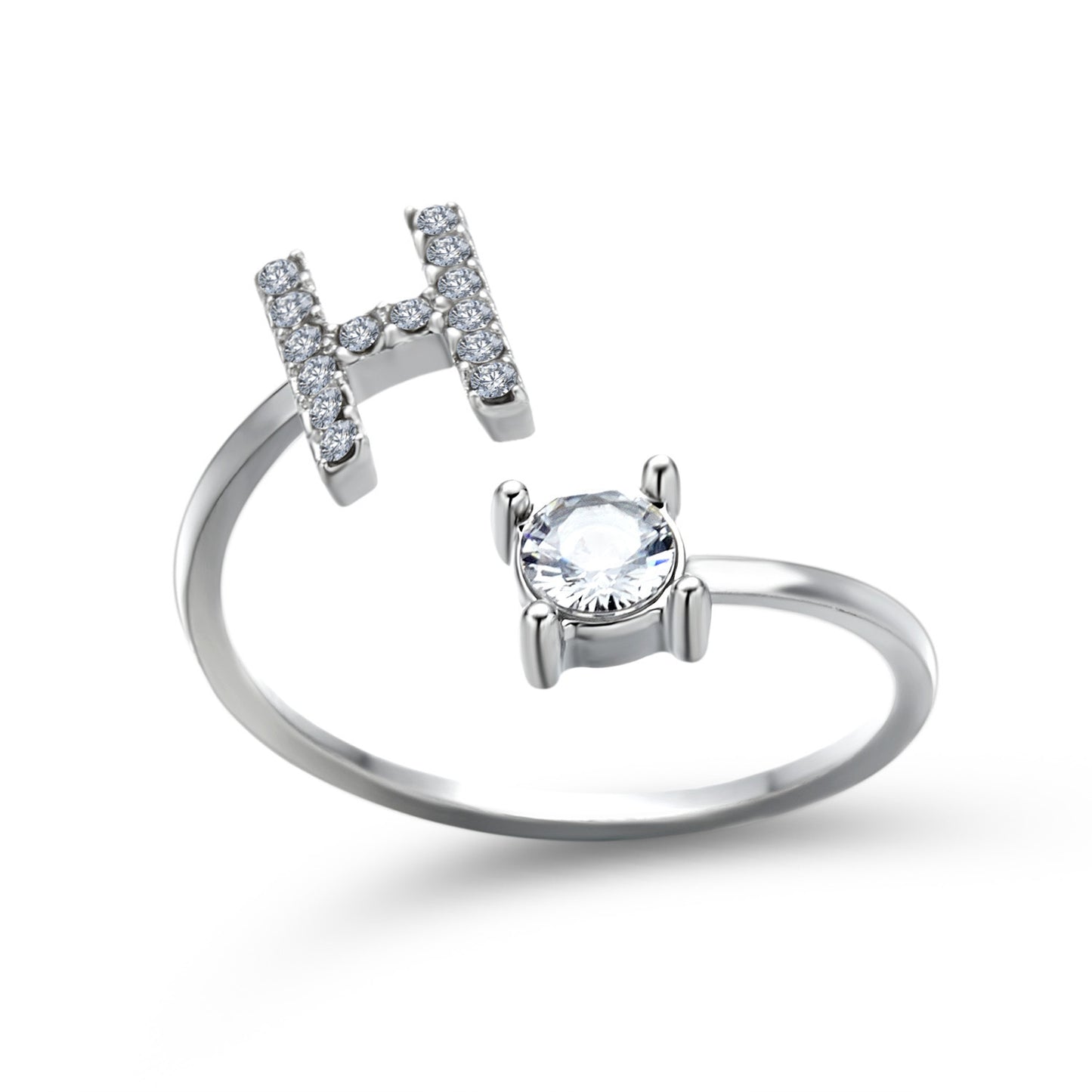 The Signature Initial Ring – Adjustable & Elegant
