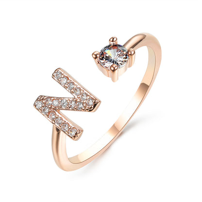 The Signature Initial Ring – Adjustable & Elegant