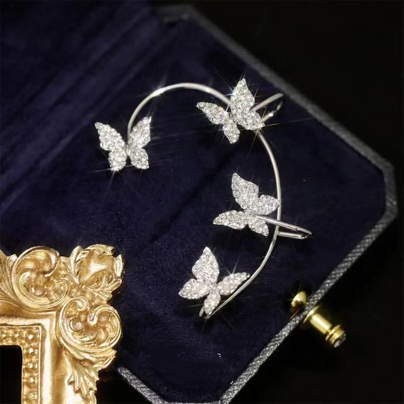 Whispering Wings – Butterfly Ear Clip Earrings