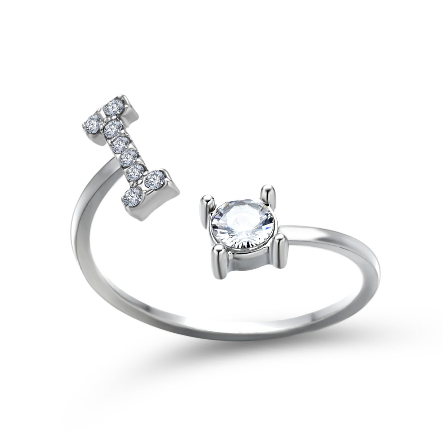 The Signature Initial Ring – Adjustable & Elegant