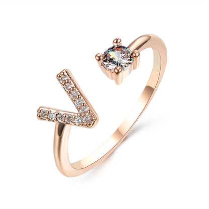 The Signature Initial Ring – Adjustable & Elegant