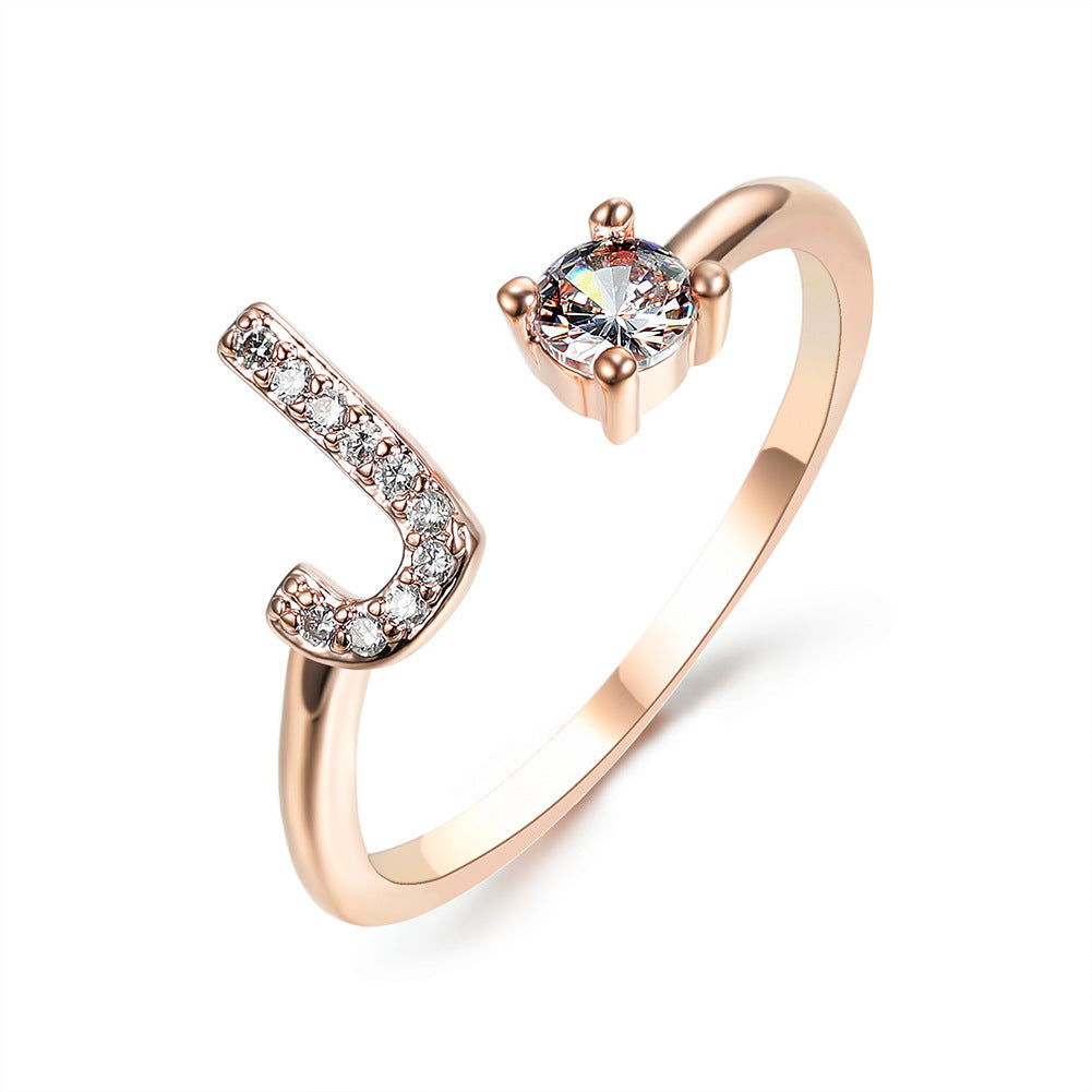 The Signature Initial Ring – Adjustable & Elegant